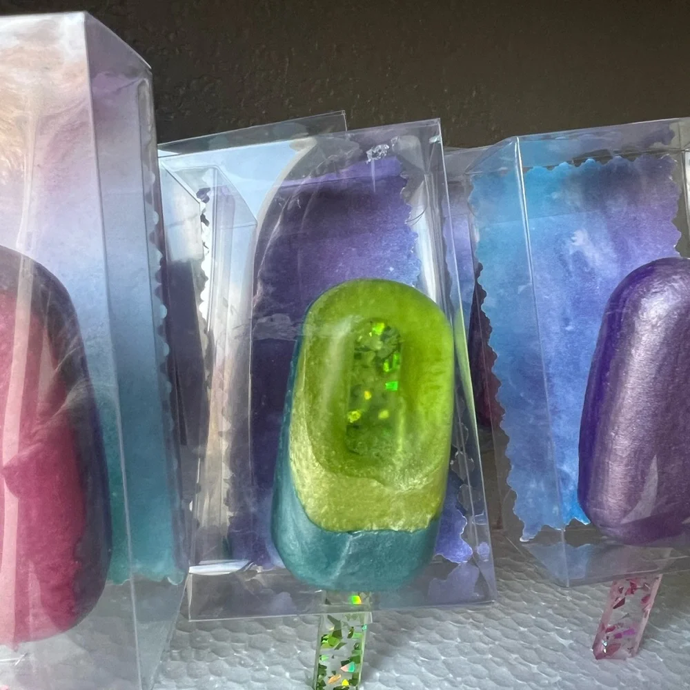 Hand Crafted Colorful soap Popsicles
